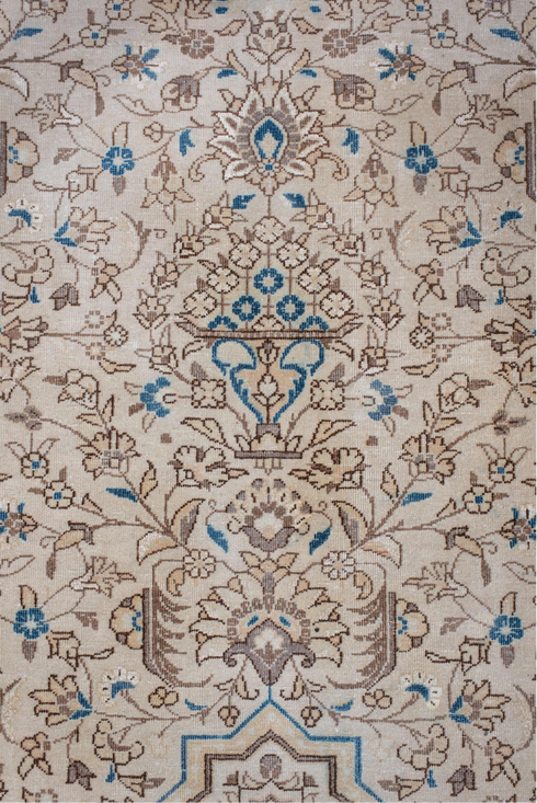 Antique Tabriz Area Rug (7' x 11')